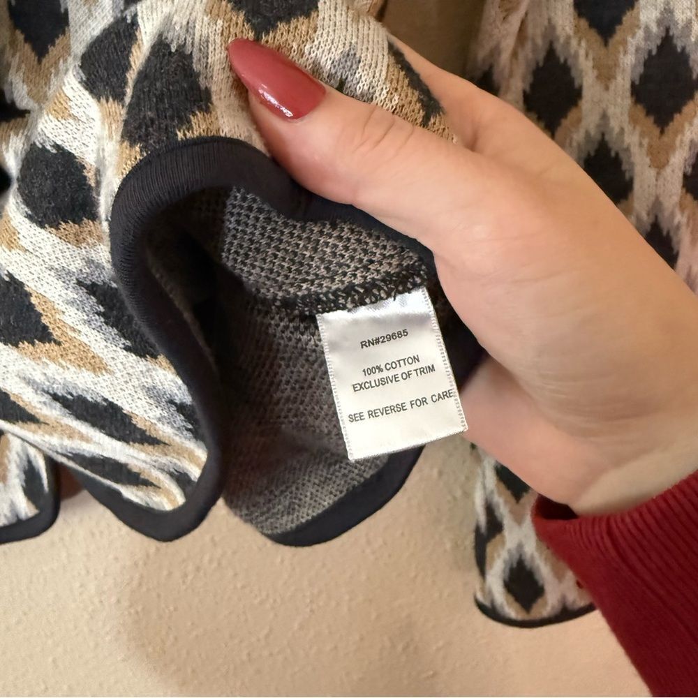 Pendleton Women's Geometric Patterned Blazer L - image 4